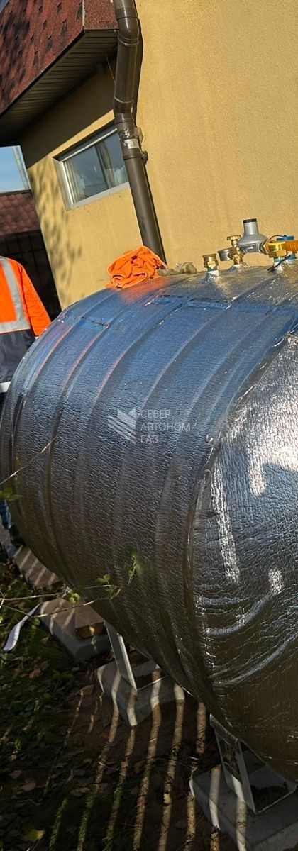 Установка наземного минигазгольдера 2200 л  1