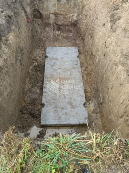 Монтаж газгольдера 5000 л во Всеволожском районе Ленинградской области 2