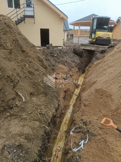 Установка газгольдера 5000 л в Громово, Приозерск. 4