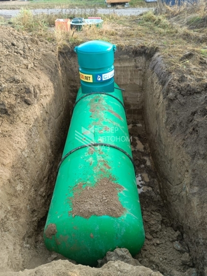 Монтаж газгольдера 5000 л во Всеволожском районе Ленинградской области 3