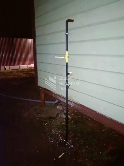 Установка газгольдера 5800 л в Лесколово, Всеволожский район 9