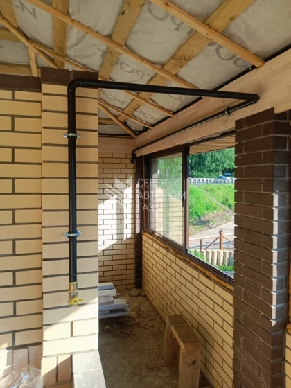 Монтаж  наземного газгольдера 2200 литров в селе Рождествено (Гатчинский район) 4