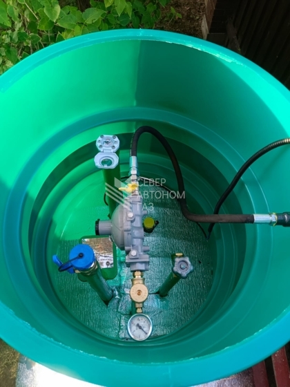 Монтаж газгольдера 10000 литров в поселке Громово Всеволожский район 10