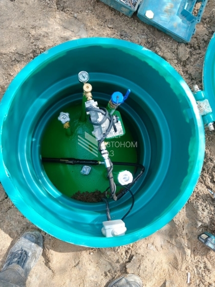 Монтаж газгольдера 3200 л в селе Никольское, Тосно 4