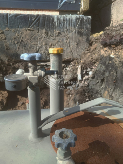 Монтаж газгольдера 9100 л на промышленном объекте в Санкт-Петербурге 6