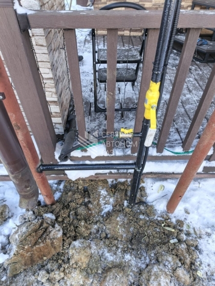 Установка газгольдера 2700 литров в Новой Ропше (Ломоносовский район)  6