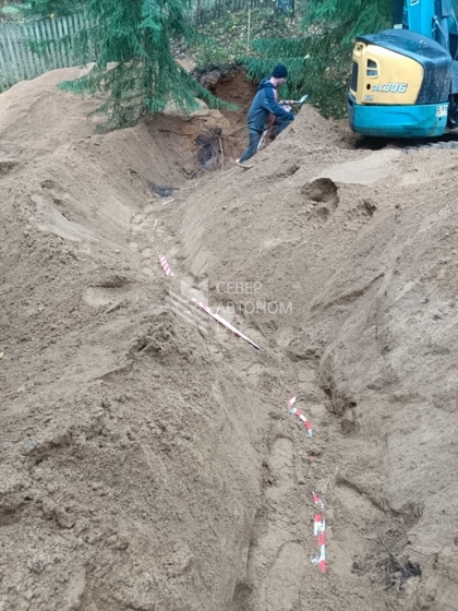 Монтаж газгольдера 3200 в деревне Орехово, Приозерский район 1