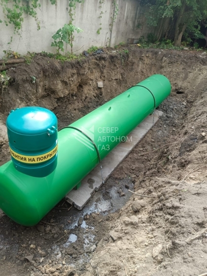 Монтаж газгольдера 10000 литров в Красном Селе (Ленинградская область)  8