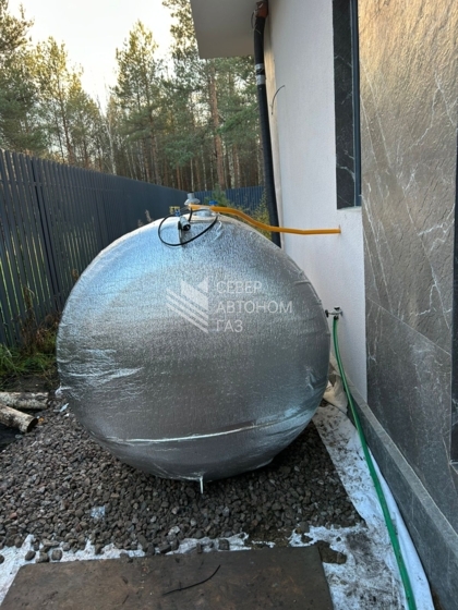 Установка наземного минигазгольдера 2200 л  3