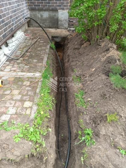 Монтаж газгольдера 3200 л в селе Никольское, Тосно 6