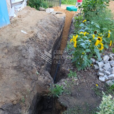 Установка подземного газгольдера 8100 литров в Сертолово, Всеволожский район 7