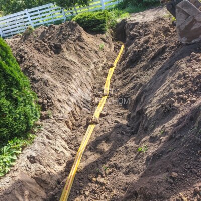 Монтаж подземного газгольдера 6200 л в Ломоносовском районе, поселок Сергиевское  8