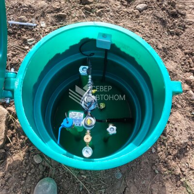 Монтаж подземного газгольдера 6200 л в Ломоносовском районе, поселок Сергиевское  9