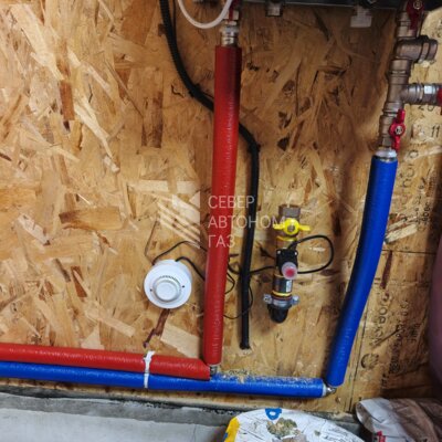 Монтаж подземного газгольдера 6200 л в Ломоносовском районе, поселок Сергиевское  13