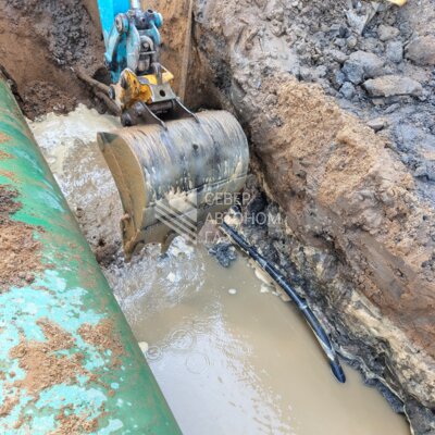 Монтаж газгольдера 10 000 л во Всеволожском районе, пос. Агалатово 2