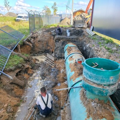 Монтаж газгольдера 10 000 л во Всеволожском районе, пос. Агалатово 4