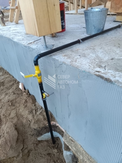 Монтаж газгольдера  5000  л в поселке Торфяное, Приозерский район  8