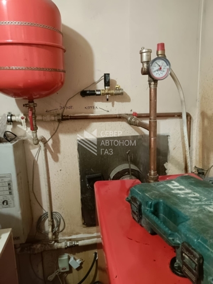 Монтаж газгольдера 5000 л в городе Ломоносове, Ленинградская область 7