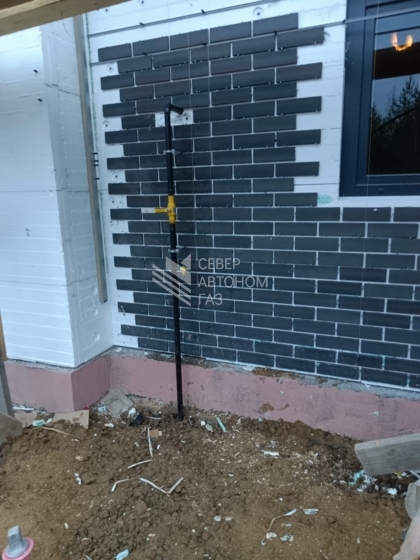 Установка газгольдера  7300 л в  СНТ 