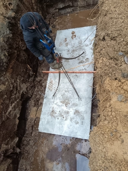 Установка газгольдера 5800 л в Лесколово, Всеволожский район 2