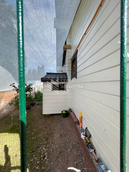 Монтаж газгольдера 1400 л в поселке Лебяжье, Ломоносов 0