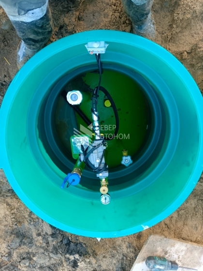 Монтаж газгольдера  5000  л в поселке Торфяное, Приозерский район  6