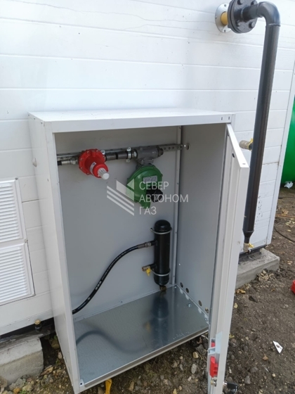 Установка наземного газгольдера 10000 л в Ломоносове 3