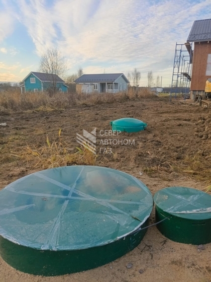 Монтаж газгольдера 5000 л во Всеволожском районе Ленинградской области 8