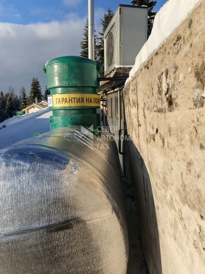 Монтаж газгольдера 2200 литров в Анненском городском поселении (Ломоносовский район) 6