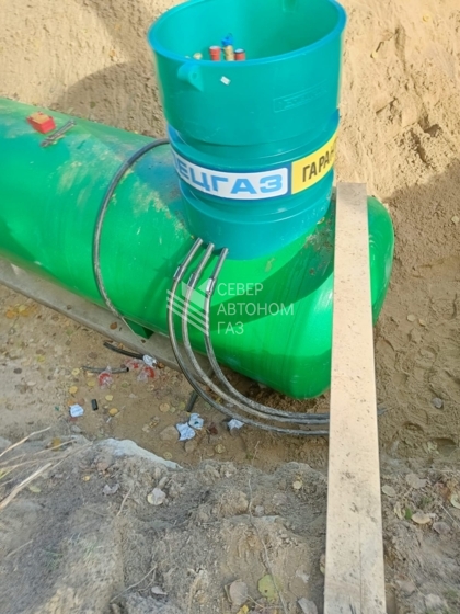 Монтаж газгольдера 10 000 л в пос.Тиурула, Карелия 2