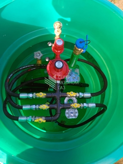 Монтаж газгольдера 10 000 л в пос.Тиурула, Карелия 4