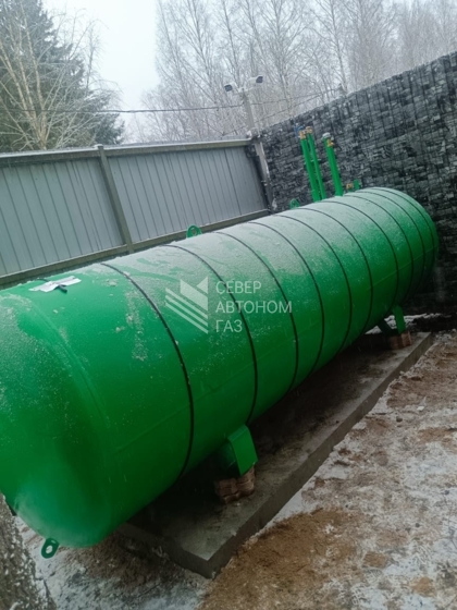 Установка наземного газгольдера на   5000 л  в Токсово  4