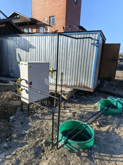 Монтаж двух газгольдеров  10 000 литров в поселке Березово, Приозерский район 4