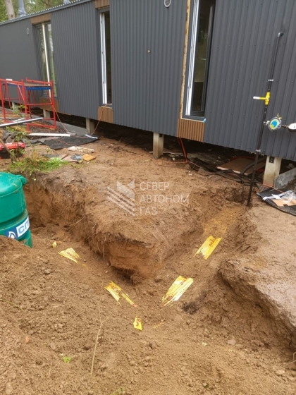 Установка газгольдера 5000 литров в поселке Приветнинское, Выборгский район  4