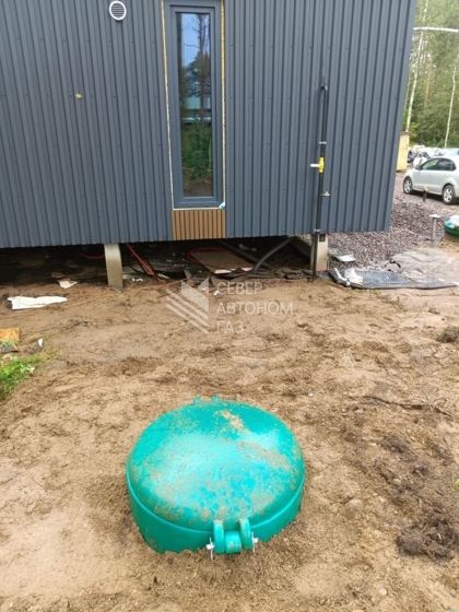 Установка газгольдера 5000 литров в поселке Приветнинское, Выборгский район  8