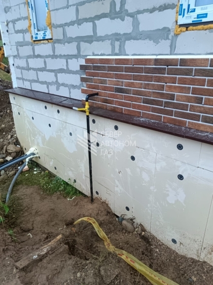 Монтаж газгольдера 5000 л в селе Опочка, Псковская область 5