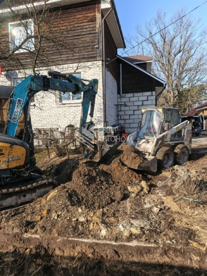 Установка газгольдера 6200 литров в Копорском районе Ленинградской области 6