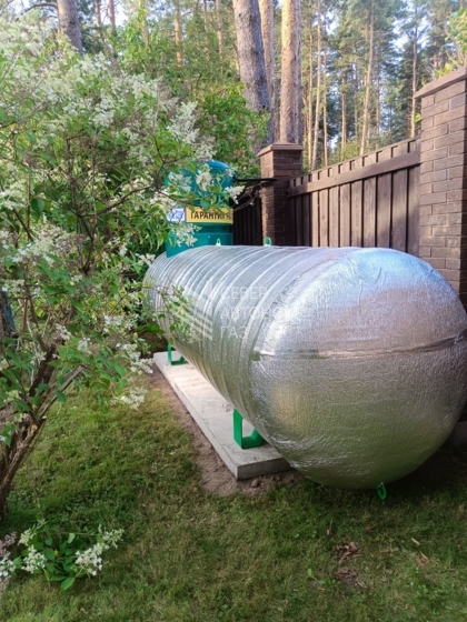 Монтаж газгольдера 10000 литров в поселке Громово Всеволожский район 6