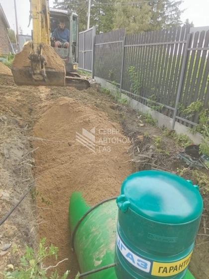 Установка газгольдера 5000 л в Громово, Приозерск. 8