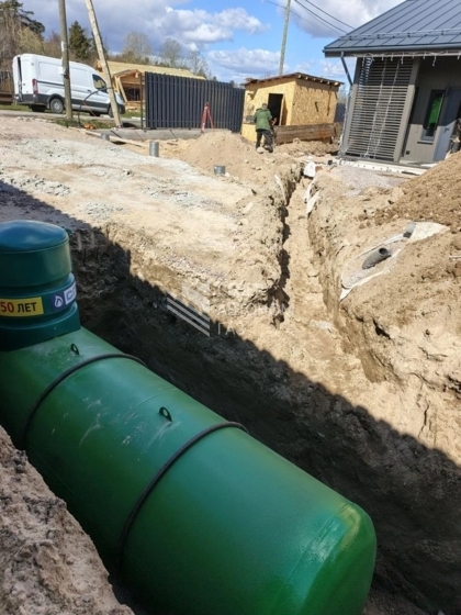 Монтаж газгольдера  5000 л в поселке Громово, Приозерск 6