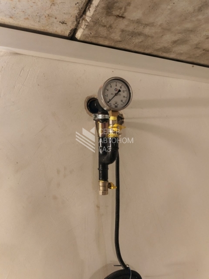 Установка газгольдера 6200 литров в Копорском районе Ленинградской области 11