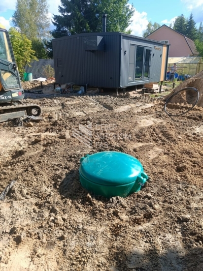 Установка газгольдера 5000 литров в Мелегежском с/п (Тихвинский район)  5
