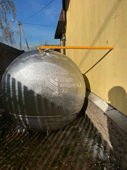 Установка наземного минигазгольдера 2200 л  0