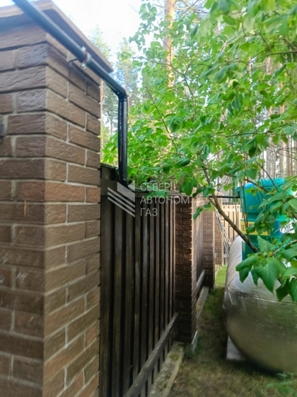 Монтаж газгольдера 10000 литров в поселке Громово Всеволожский район 8