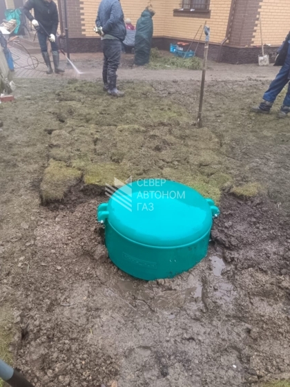 Монтаж газгольдера  5000  л в г. Сертолово, Всеволожский район  7