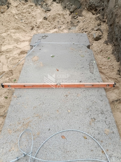 Монтаж газгольдера 5000 в поселке Плодовое Приозерского района 1