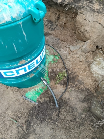 Монтаж газгольдера 3200 л в селе Никольское, Тосно 3