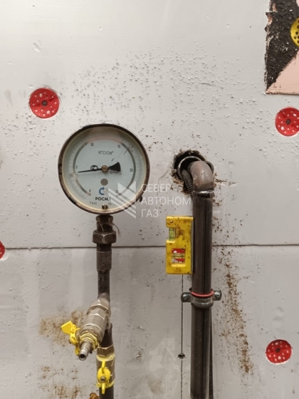 Монтаж газгольдера 3200 в деревне Орехово, Приозерский район 4