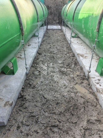 Установка двух газгольдеров 10000 литров во Всеволожском районе Ленинградской области 6