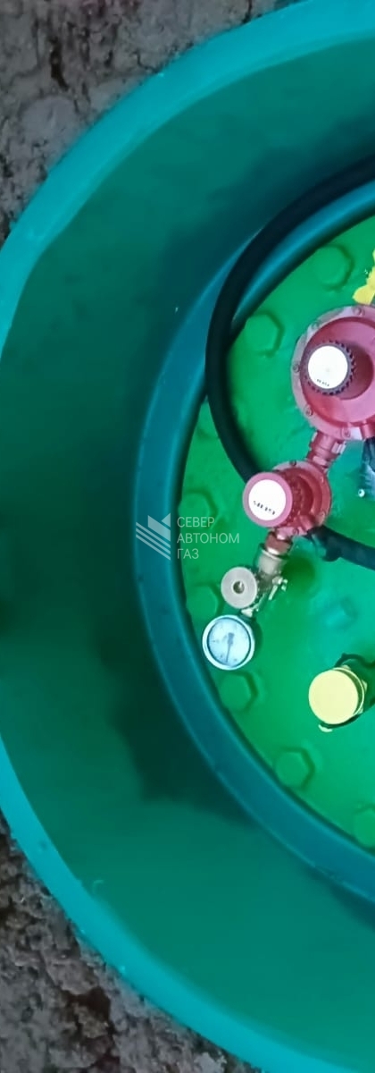 Монтаж газгольдера 10 000 л в деревне Разметелево, Всеволожский район Ленинградской области 5